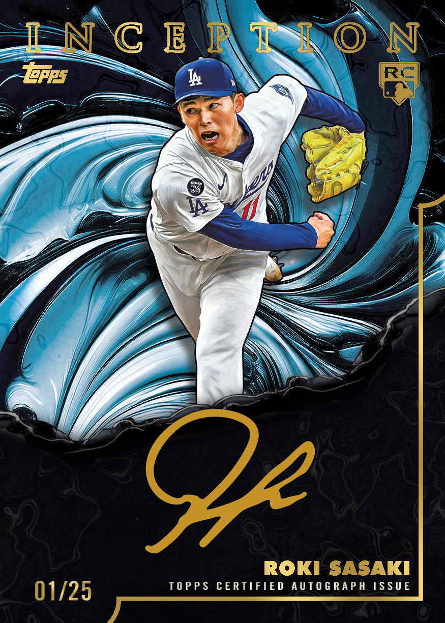 2025 Topps Inception Baseball Roki Saaki Autograph
