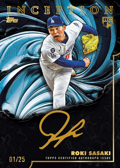 2025 Topps Inception Baseball Roki Saaki Autograph