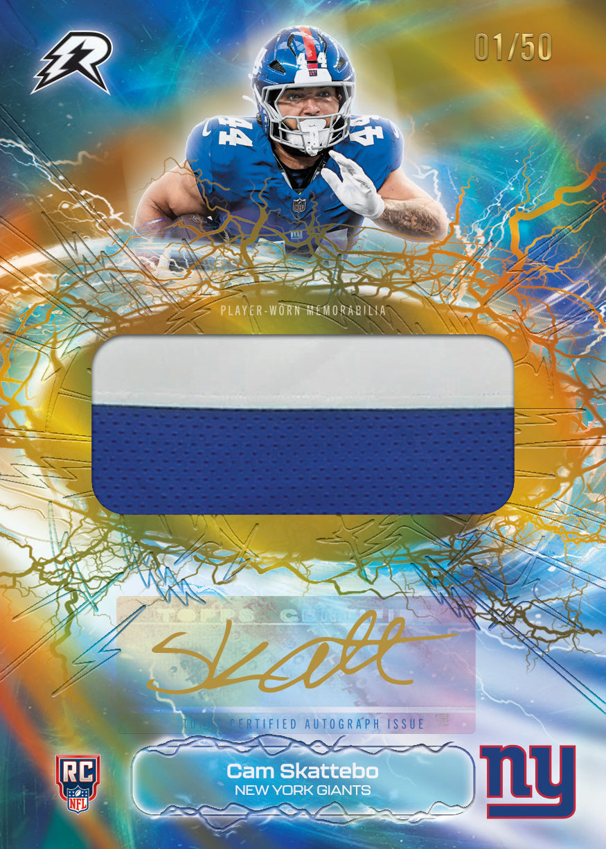 2025 Topps Resurgence Football Radial Rookie Autographs Cam Skattebo