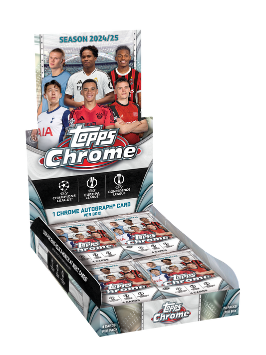 2024-25 Topps Chrome UEFA Club Competition Soccer Hobby