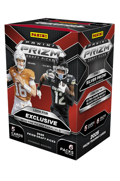2025 Panini Prizm Draft Picks Collegiate Football Hobby Blaster Box