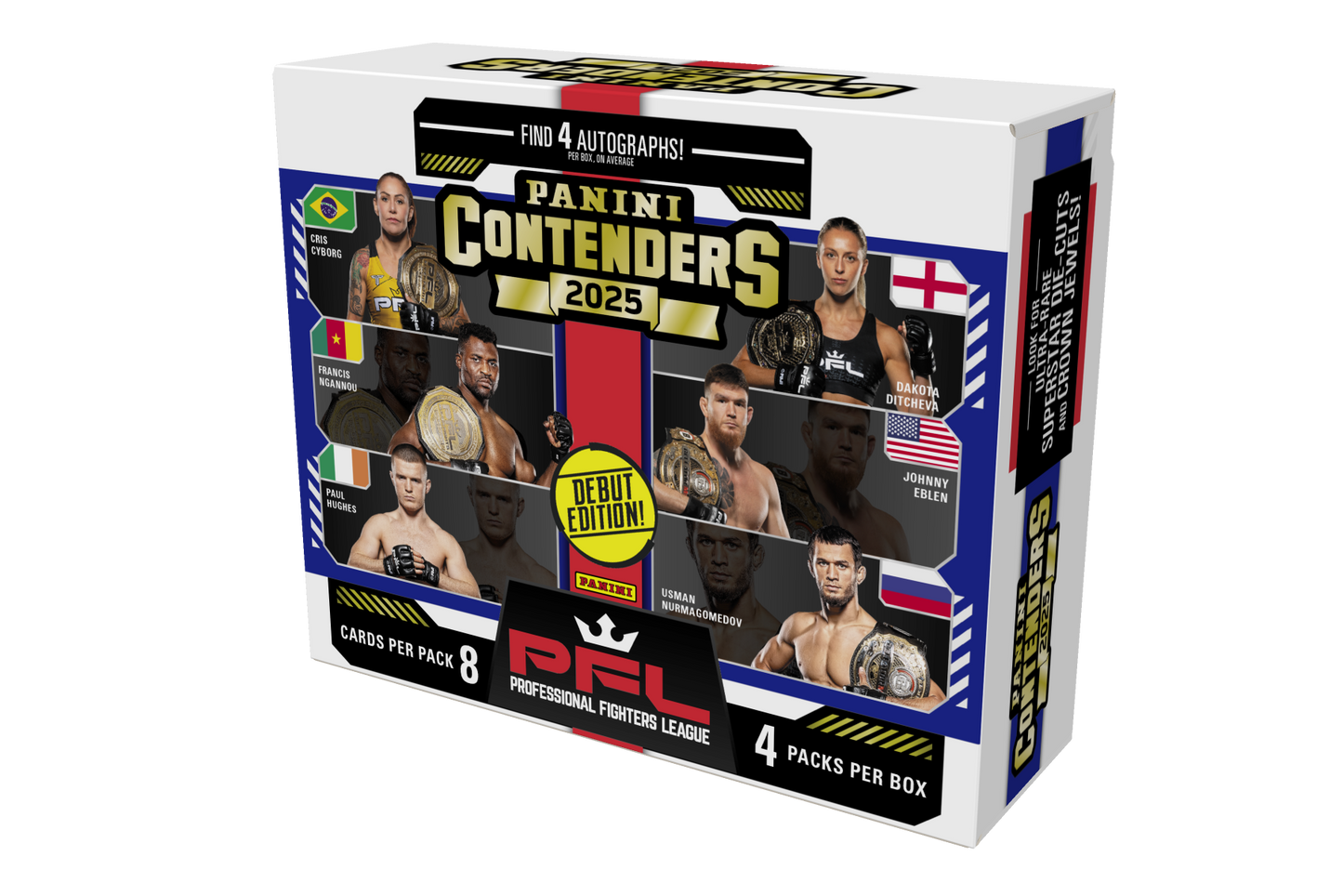 2025 Panini Dontenders PFL Hobby Box