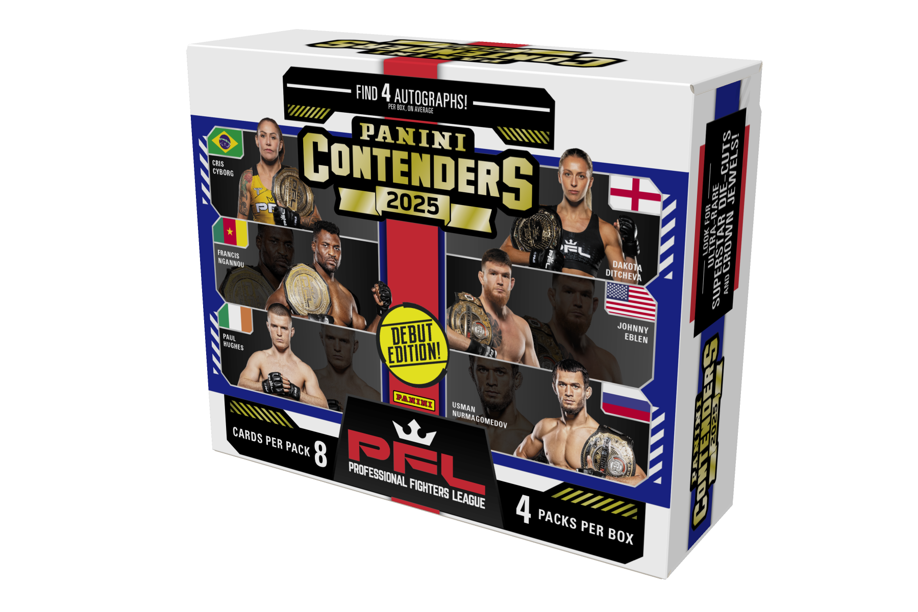 2025 Panini Dontenders PFL Hobby Box