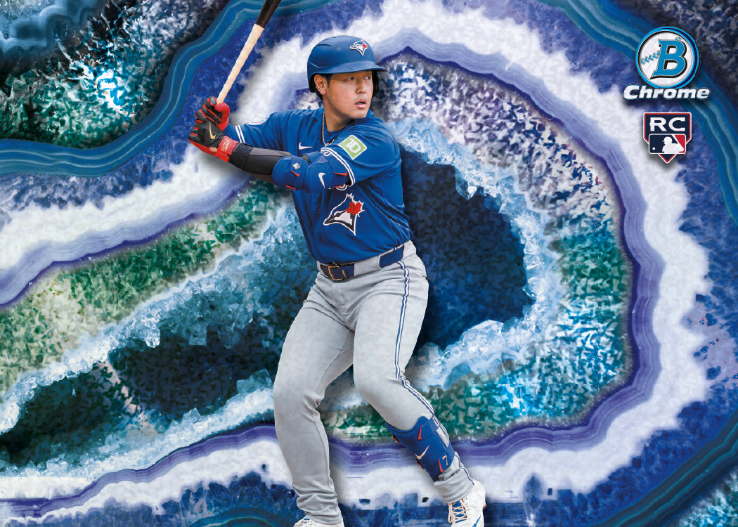 2026 Bowman Chrome Baseball Kazuma Okamoto Crystalized Card