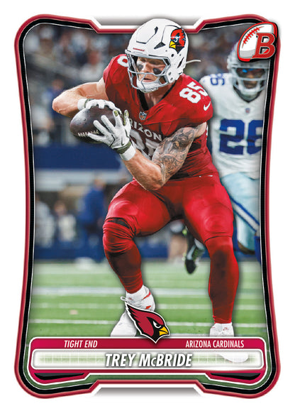 2026 Bowman Football Trey Mcbride Base Card