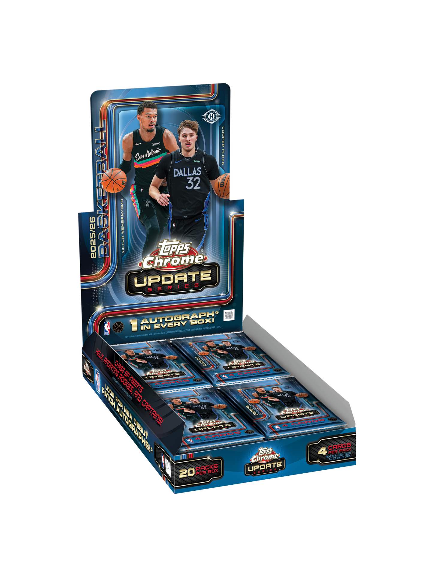 2025-26 Topps Chrome Update Basketball Hobby Box