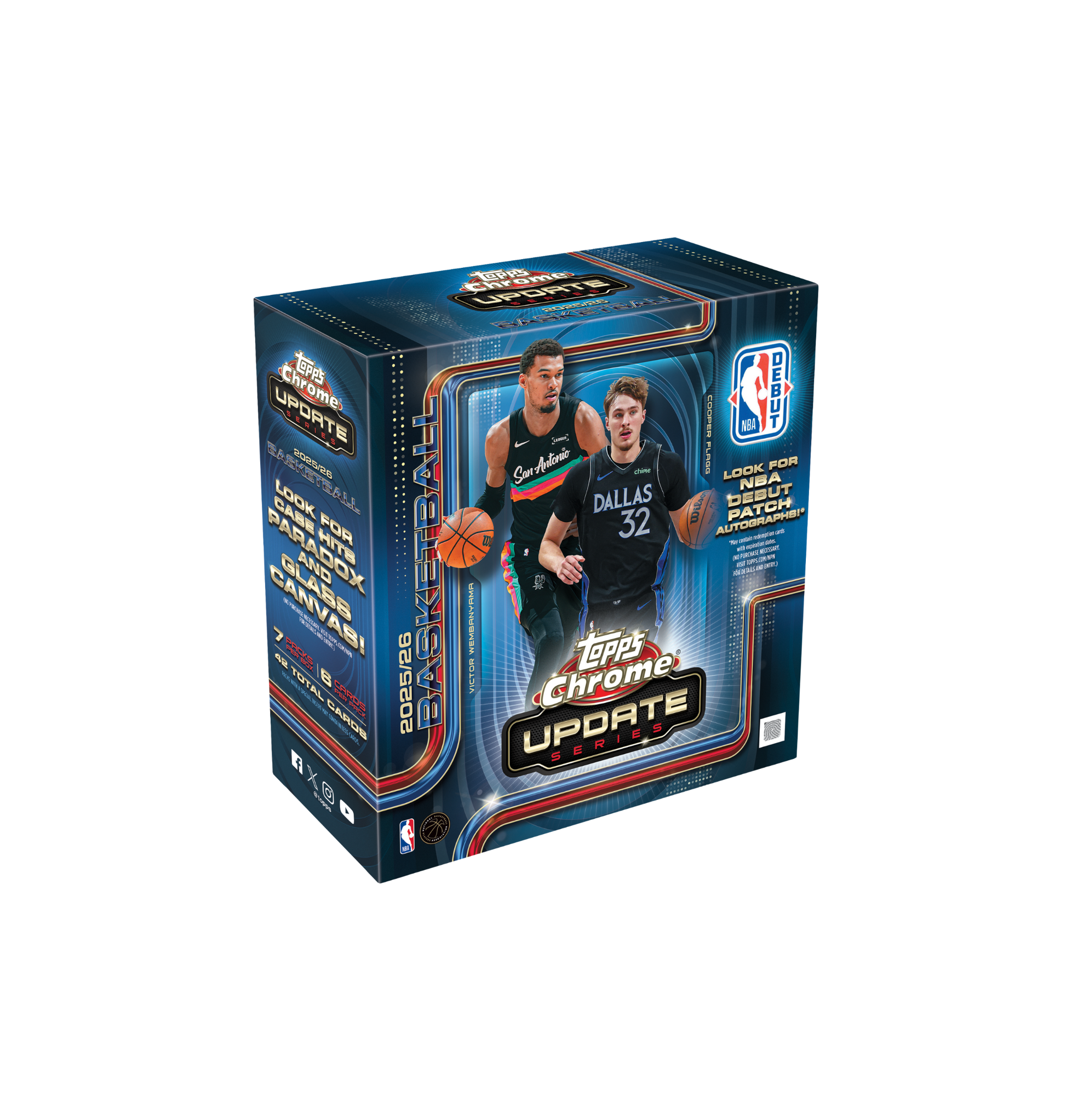 2025-26 Topps Chrome Update Basketball Mega Box