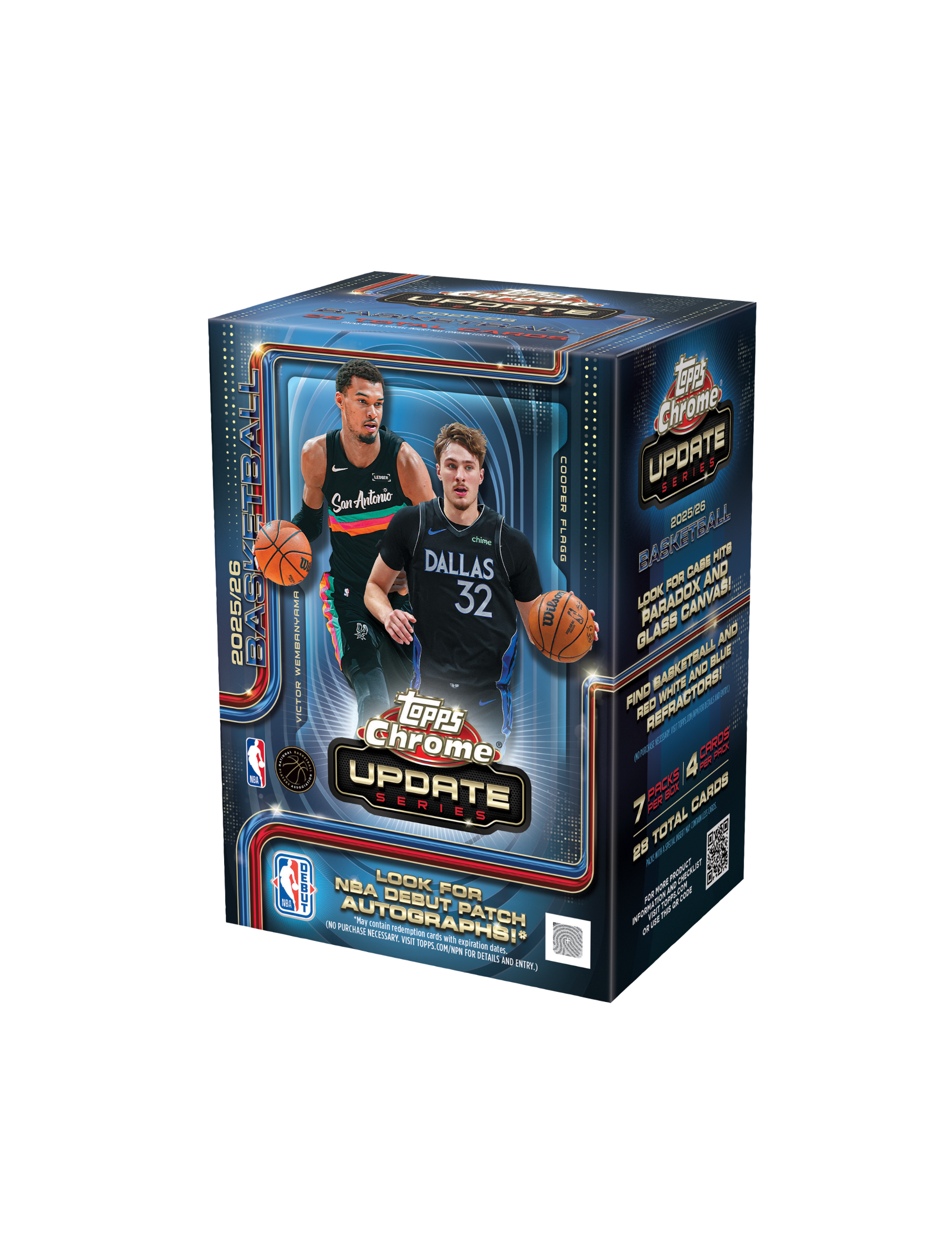 2025-26 Topps Chrome Update Basketball Value Box