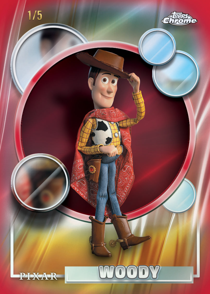 2026 Topps Chrome Disney Woody