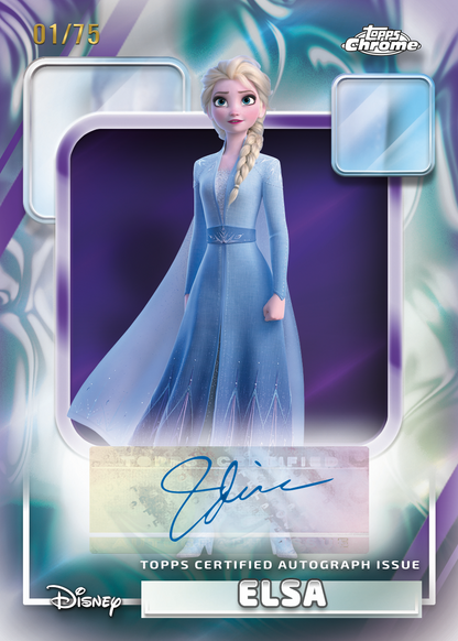 2026 Topps Chrome Disney Elsa Autograph
