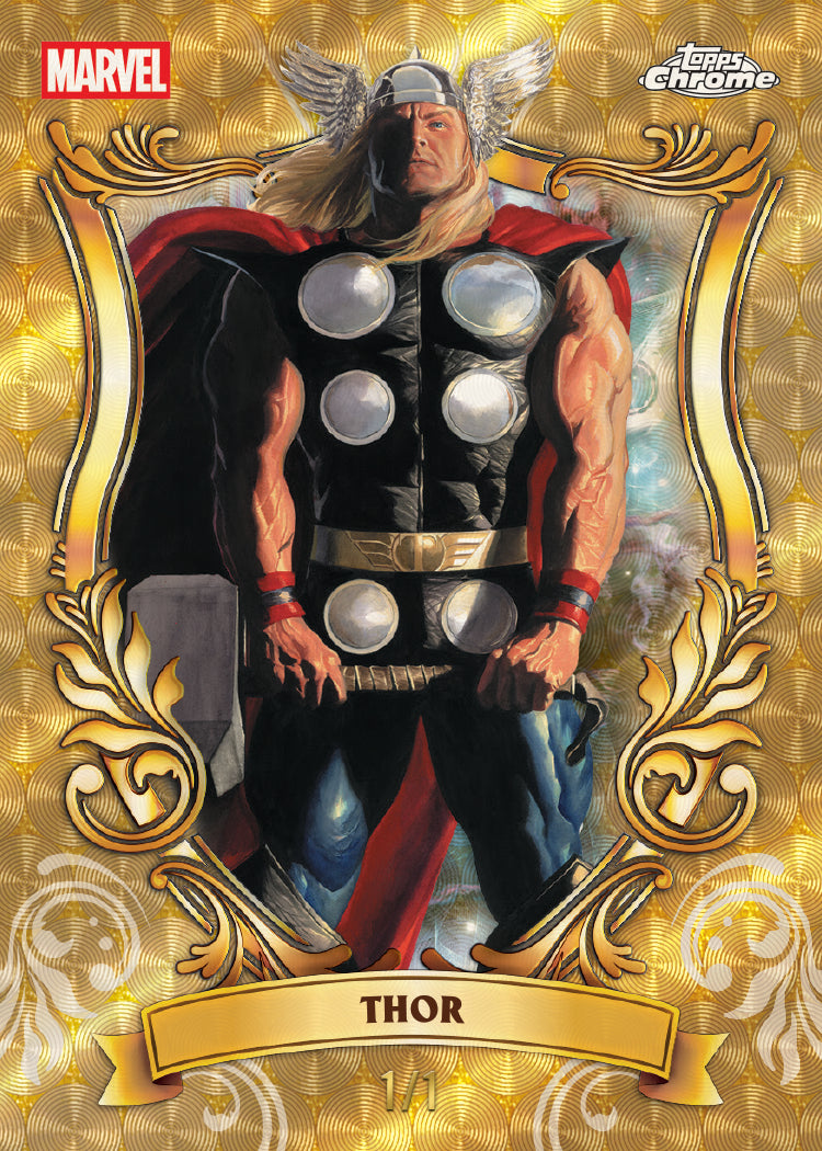 2026 Topps Chrome Marvel Comics Thor Astonishing Card