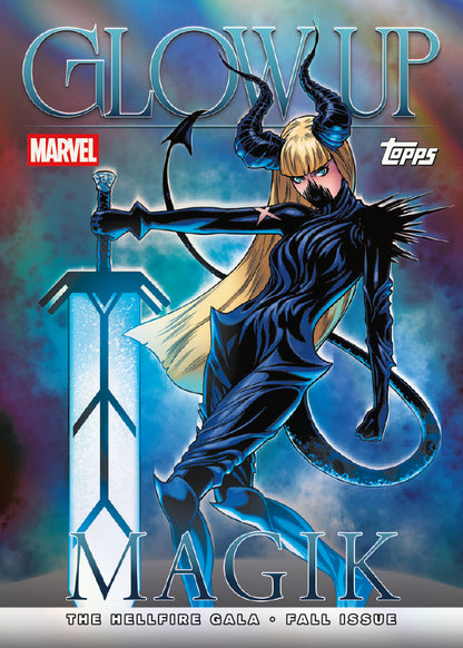 2026 Topps Marvel Neon Magik Glow Up Card