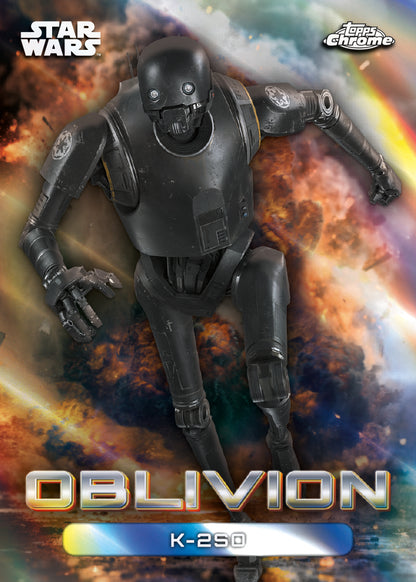 2026 Topps Star Wars Chrome K-250 Oblivion Card