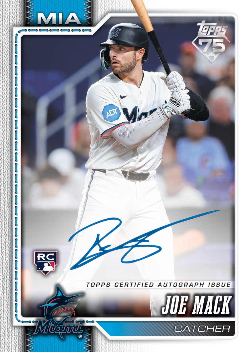 2026 Topps Update Series Baseball Joe Mack Flagship Real One Autograph Card