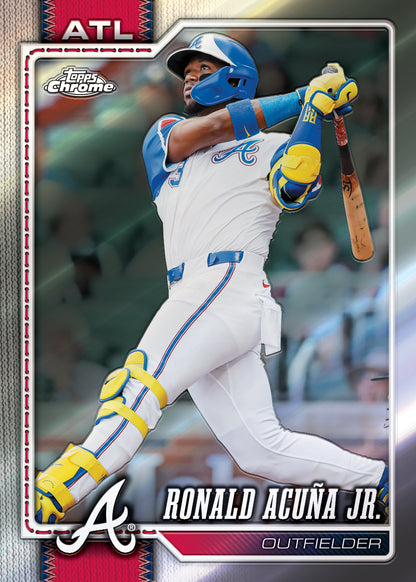 2026 Topps Chrome Baseball Ronald Acuna Jr. Base Card
