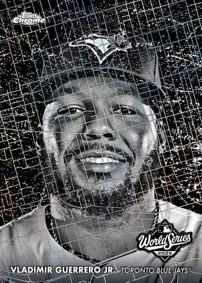 2026 Topps Chrome Baseball Vadimir Guerrero Jr. World Series at Night Card - Hobby Exclusive