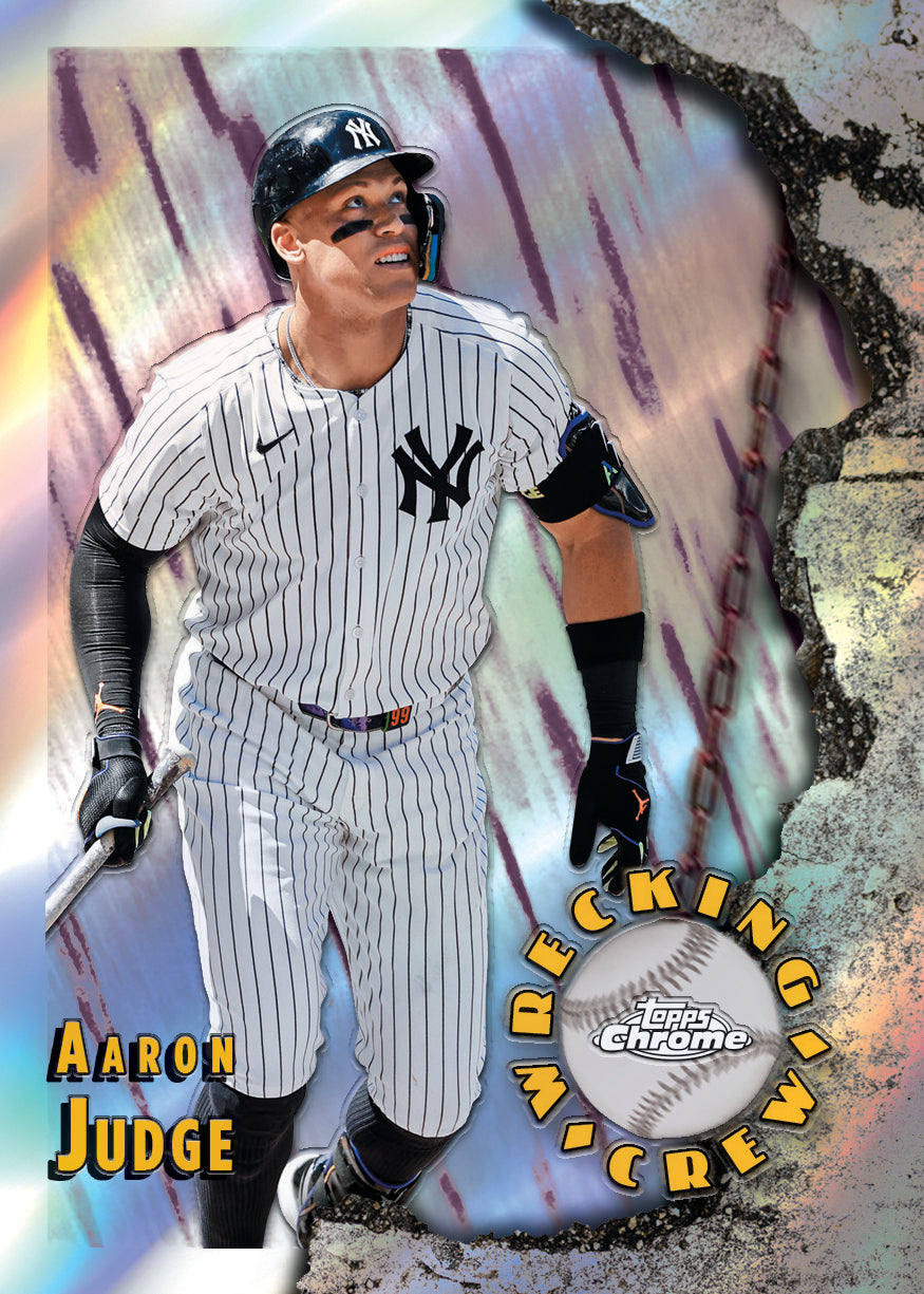 2026 Topps Chrome Baseball Aaron Judge Wrecking Crew Card