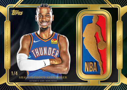 2025-26 Topps Chrome Basketball Logoman Relic Shai Gilgeous-Alexander