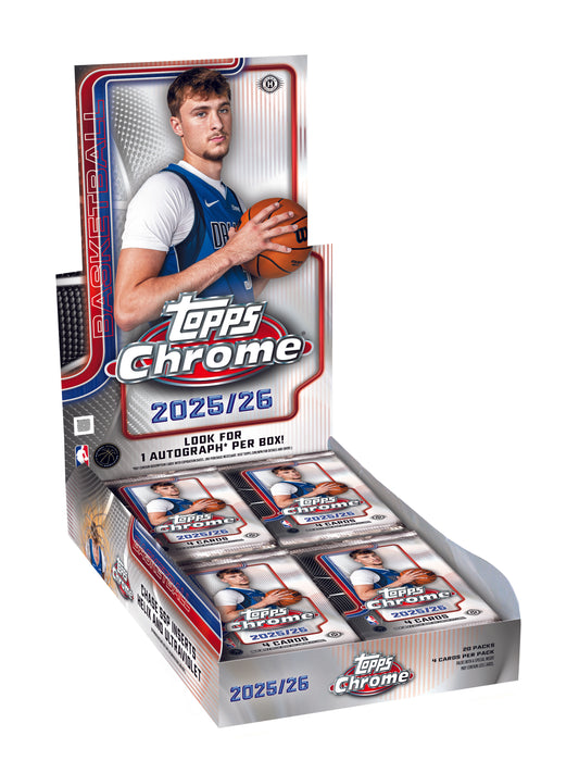2025-26 Topps Chrome Basketball Hobby Box