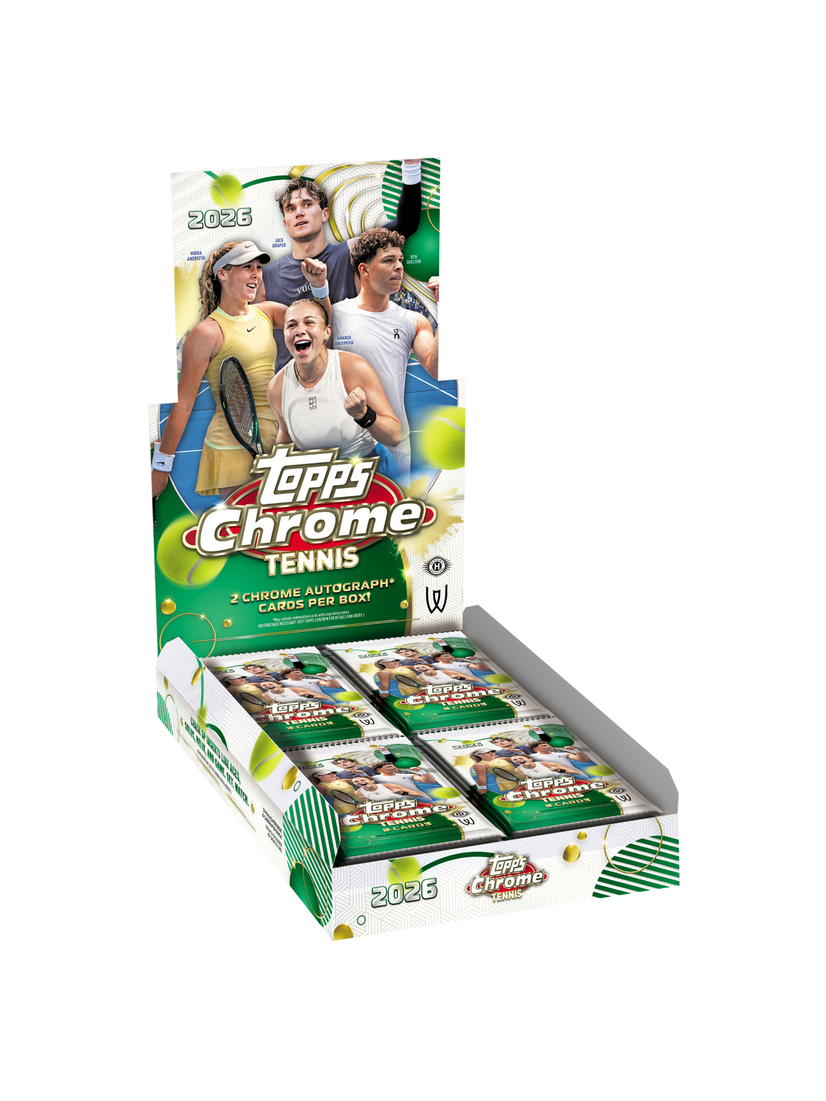 2026 Topps Chrome Tennis Hobby Box