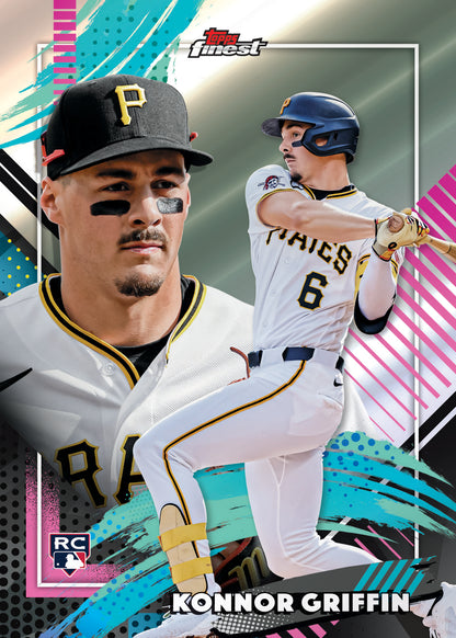 2026 Topps Finest Baseball Konnor Griffin Base Cards Super Rare
