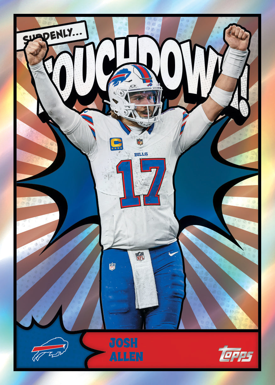 2026 Topps Flagship Football Josh Allen Touchdown