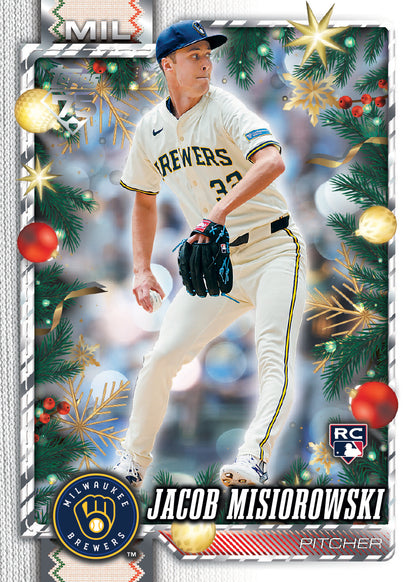 2026 Topps Holiday Baseball Jacob Misiorowski Card
