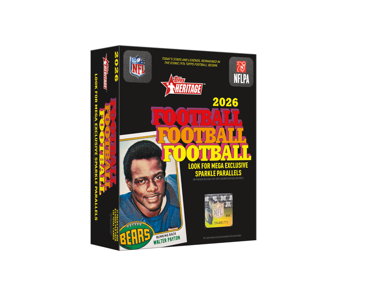 2026 Topps Heritage Football Mega Box