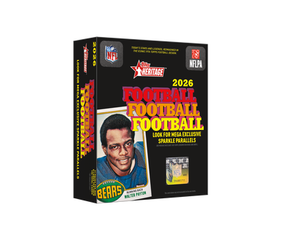 2026 Topps Heritage Football Mega Box