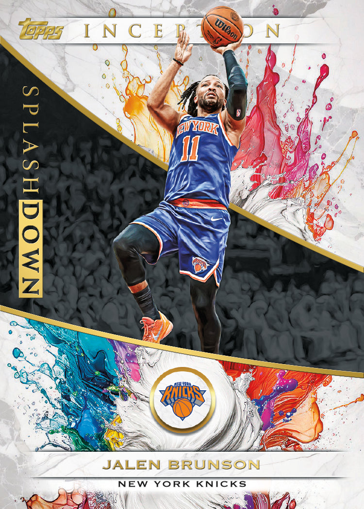 2025-26 Topps Inception Basketball Jalen Brunson Splashdown Card