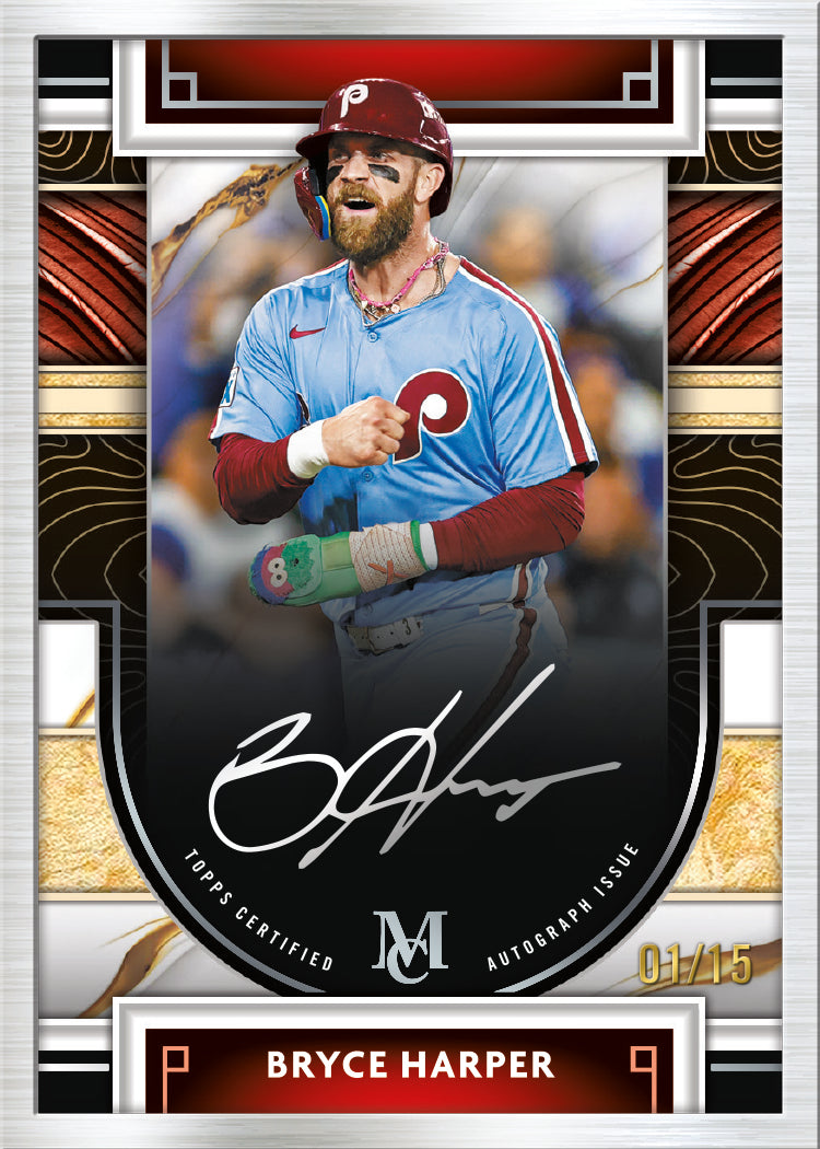 2026 Topps Museum Baseball Bryce Harper Museum Framed Autographs Card