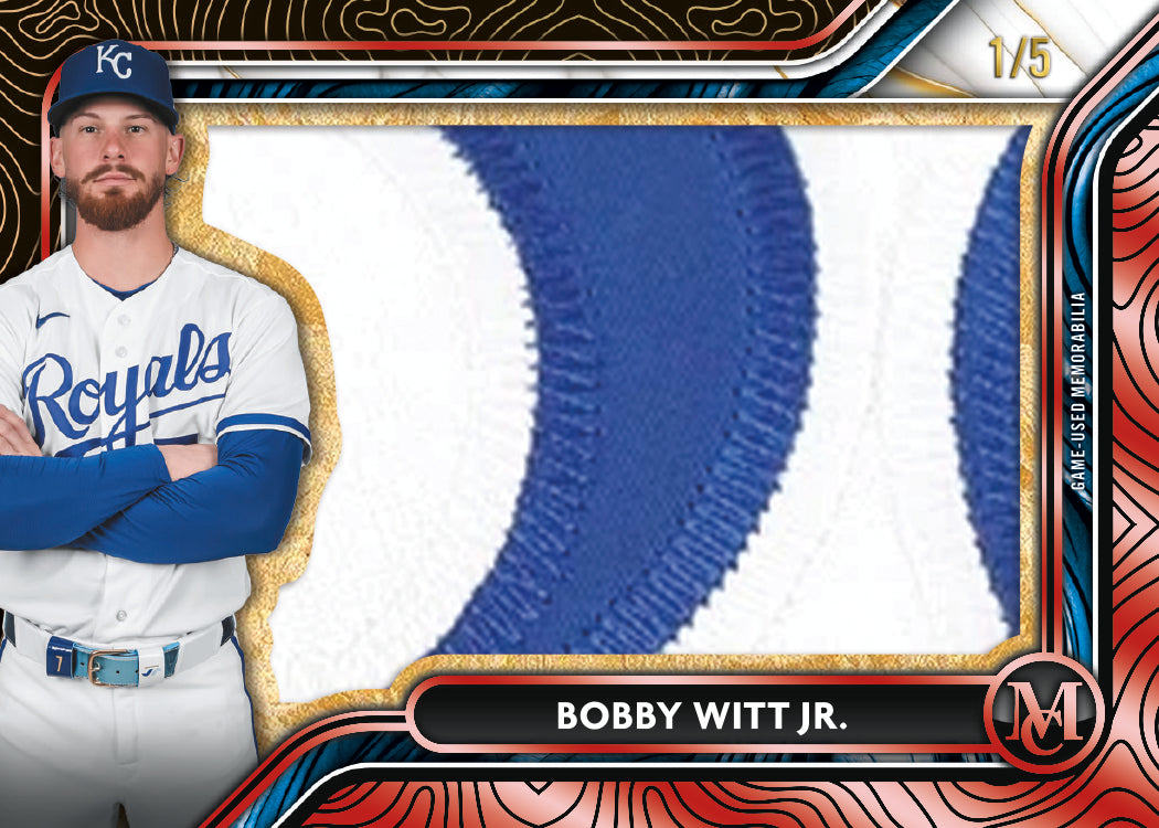 2026 Topps Museum Baseball Bobby Witt Jr. Museum Memorabilia Relic Card