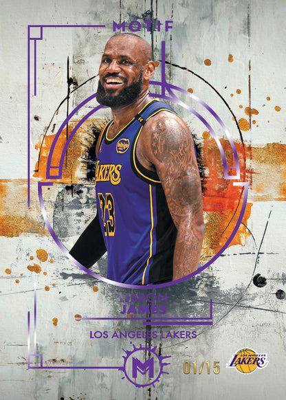 2025-26 Topps Motif Basketball LeBron James Base Card