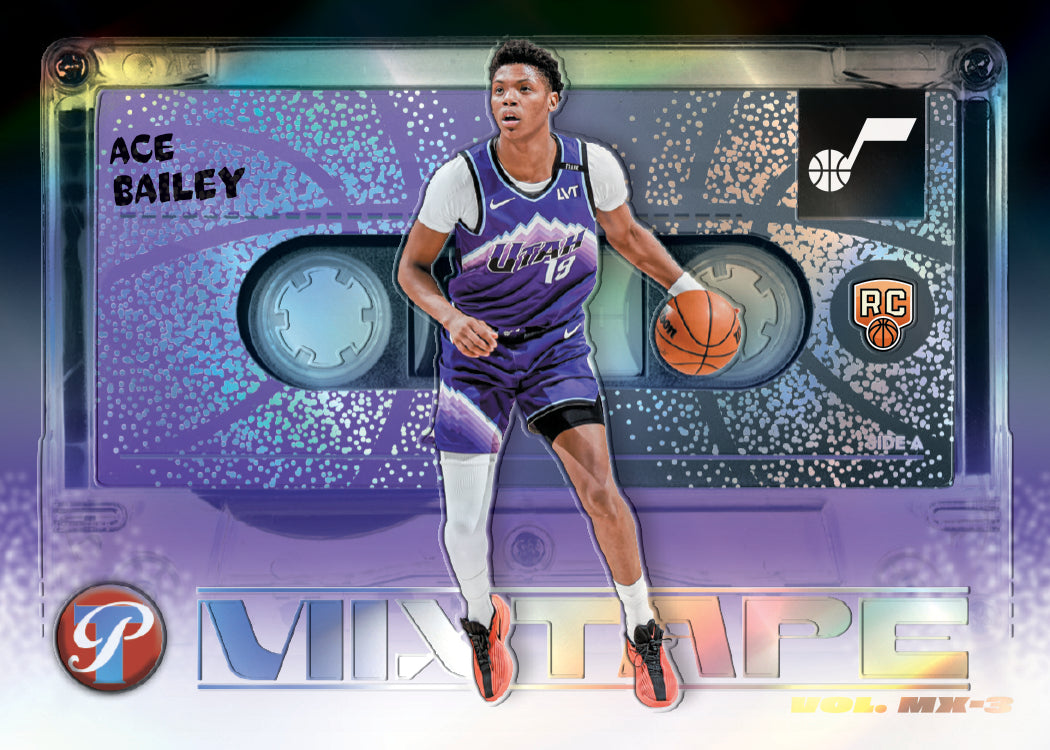 2025-26 Topps Pristine Basketball Ace Bailey Mixtape Card