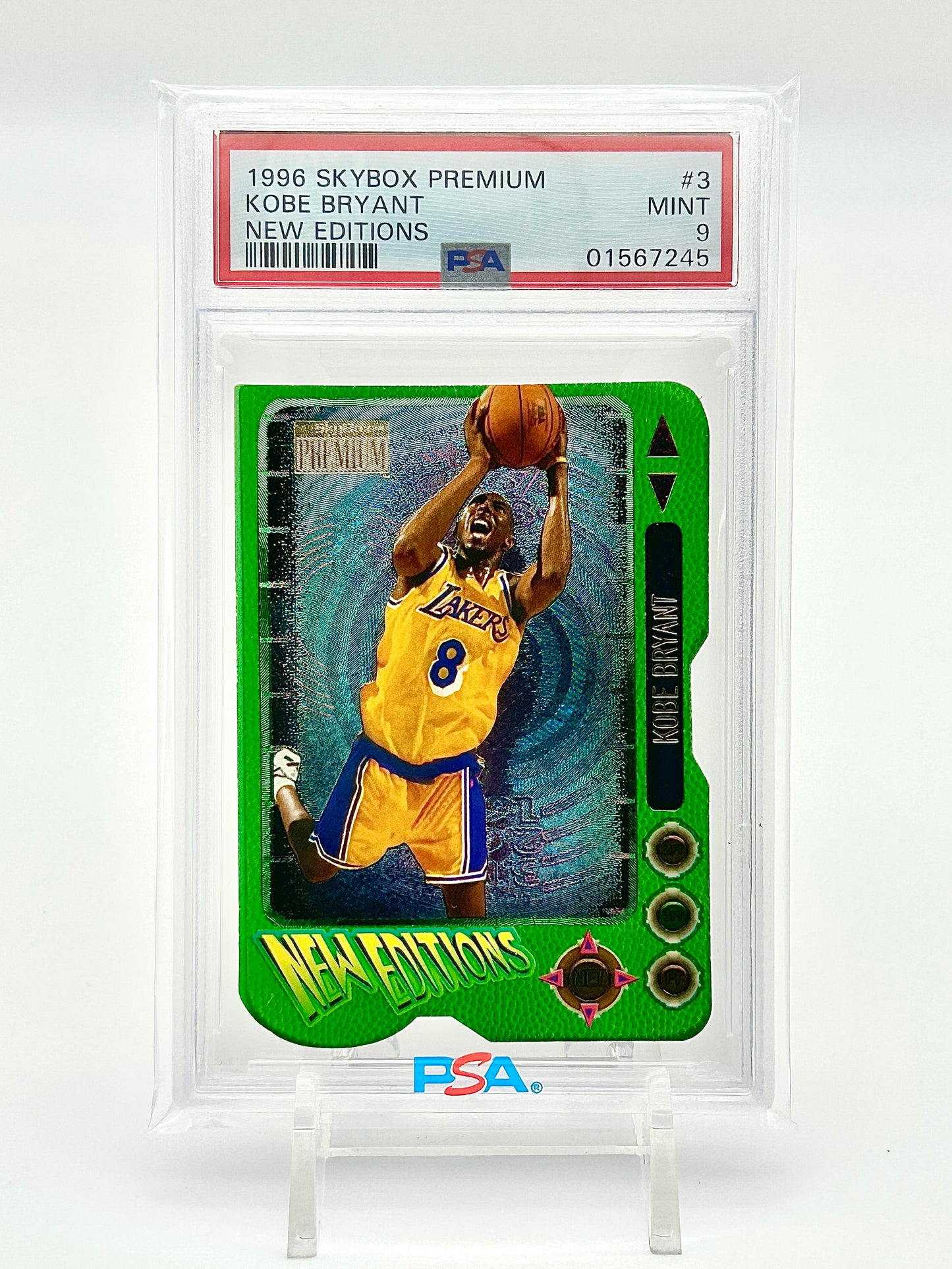 1996 Skybox Premium New Editions: #3 Kobe Bryant (PSA 9)