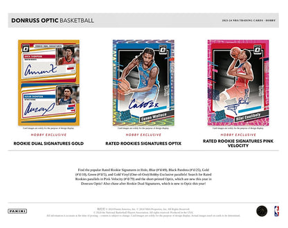 2023-24 Panini Donruss Optic Basketball Hobby Box