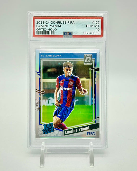 2023-24 Panini Donruss Optic FIFA Holo: #177 Lamine Yamal (PSA 10)