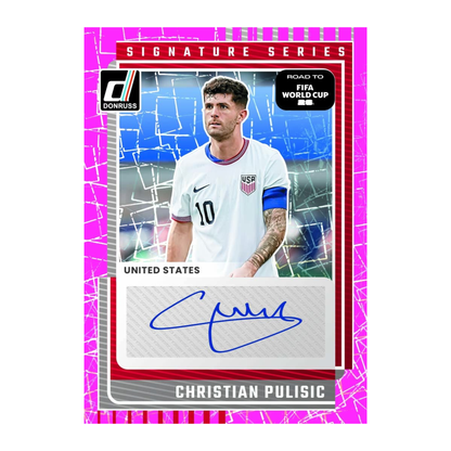 2025-26 Panini Donruss Optic Road to FIFA World Cup 26 Soccer Signature Series Christian Pulisic