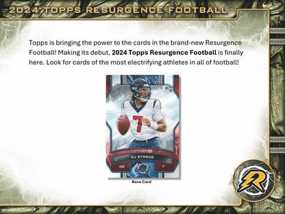 2024 Topps Resurgence Football Hobby