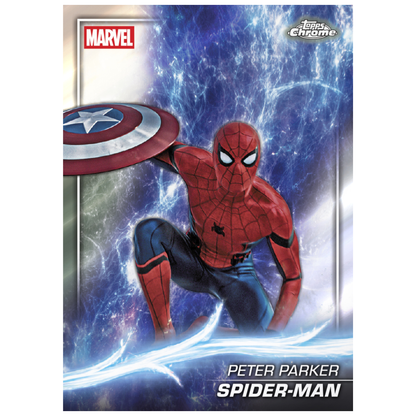 2025 Topps Marvel Studios Chrome  Peter Parker Spider Man