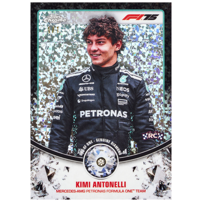 2025 Topps Chrome Formula 1 Diamond Anniversary Relic Kimi Antonelli