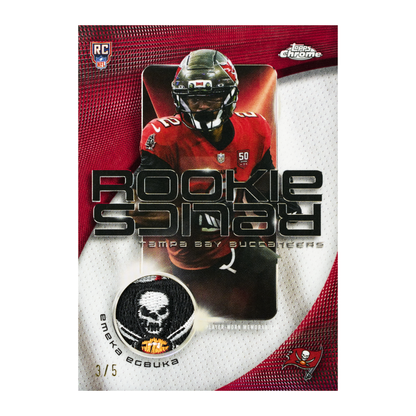 2025 Topps Chrome Football Rookie Relics Emeka Egbuka