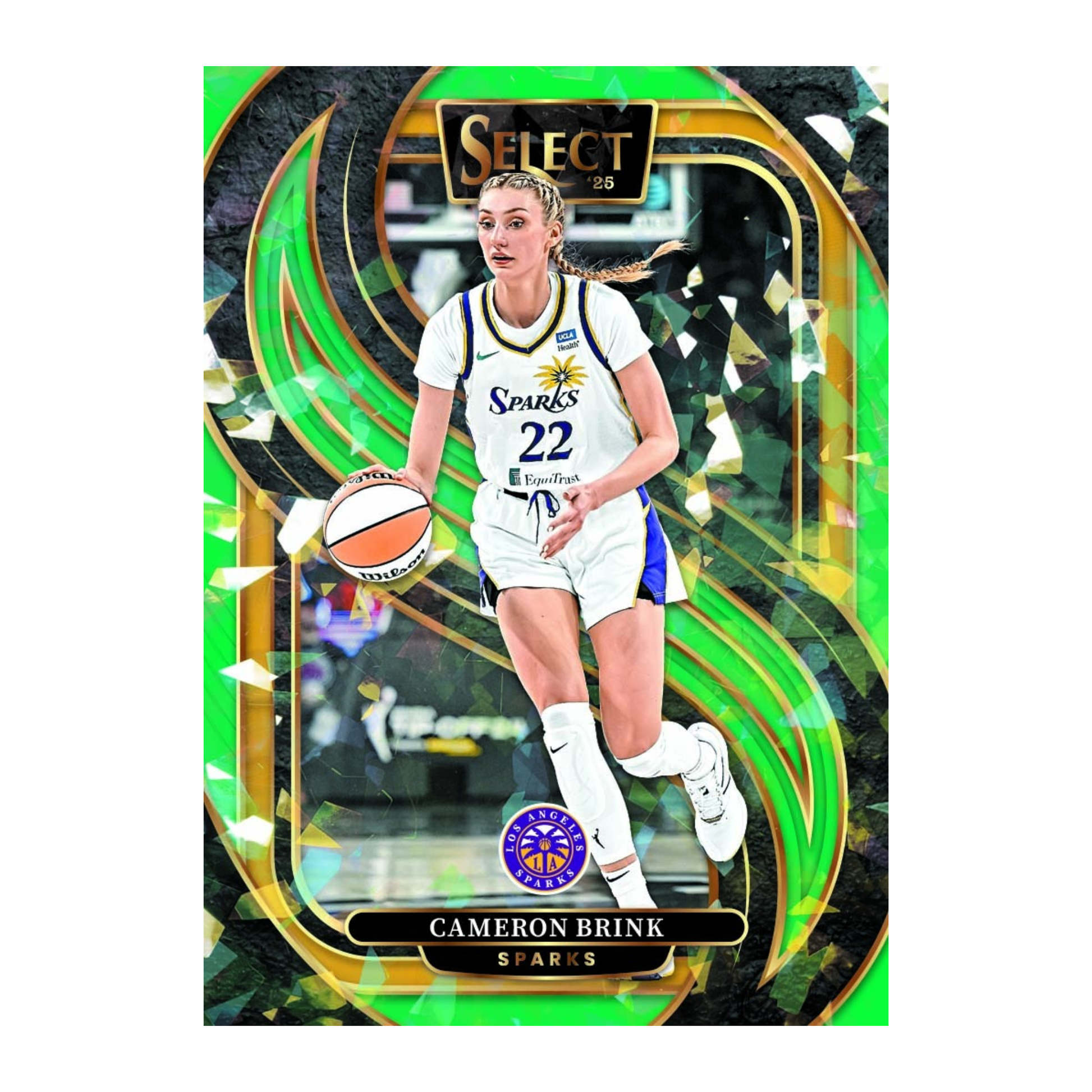 2025 Panini Select WNBA Basketball Green Ice Cameron Brink