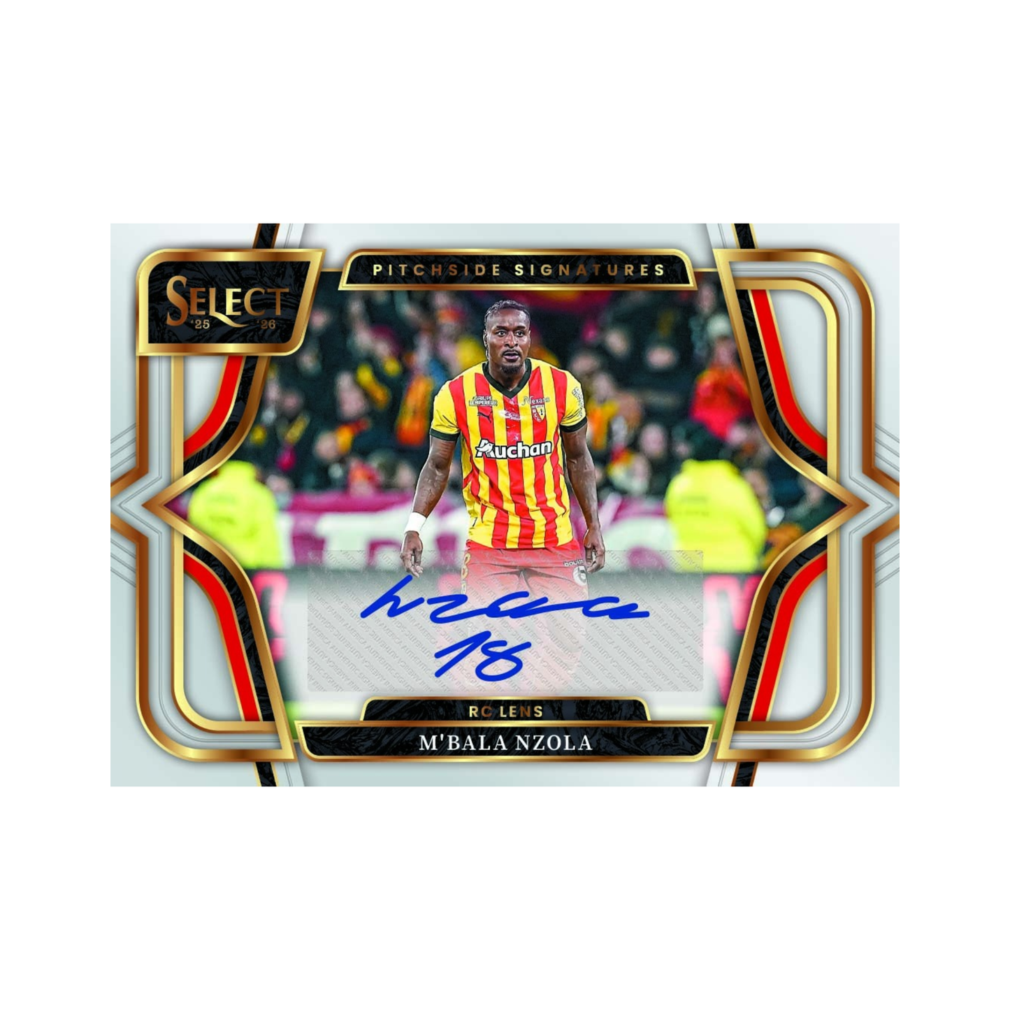 2025-26 Panini Select Ligue 1 Soccer M'Bala Nzola Autograph