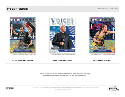 2025 Panini Dontenders PFL Hobby Box