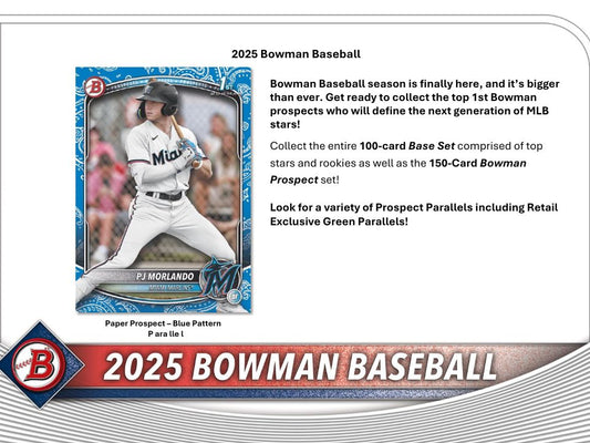 2025 Bowman Baseball Value Box