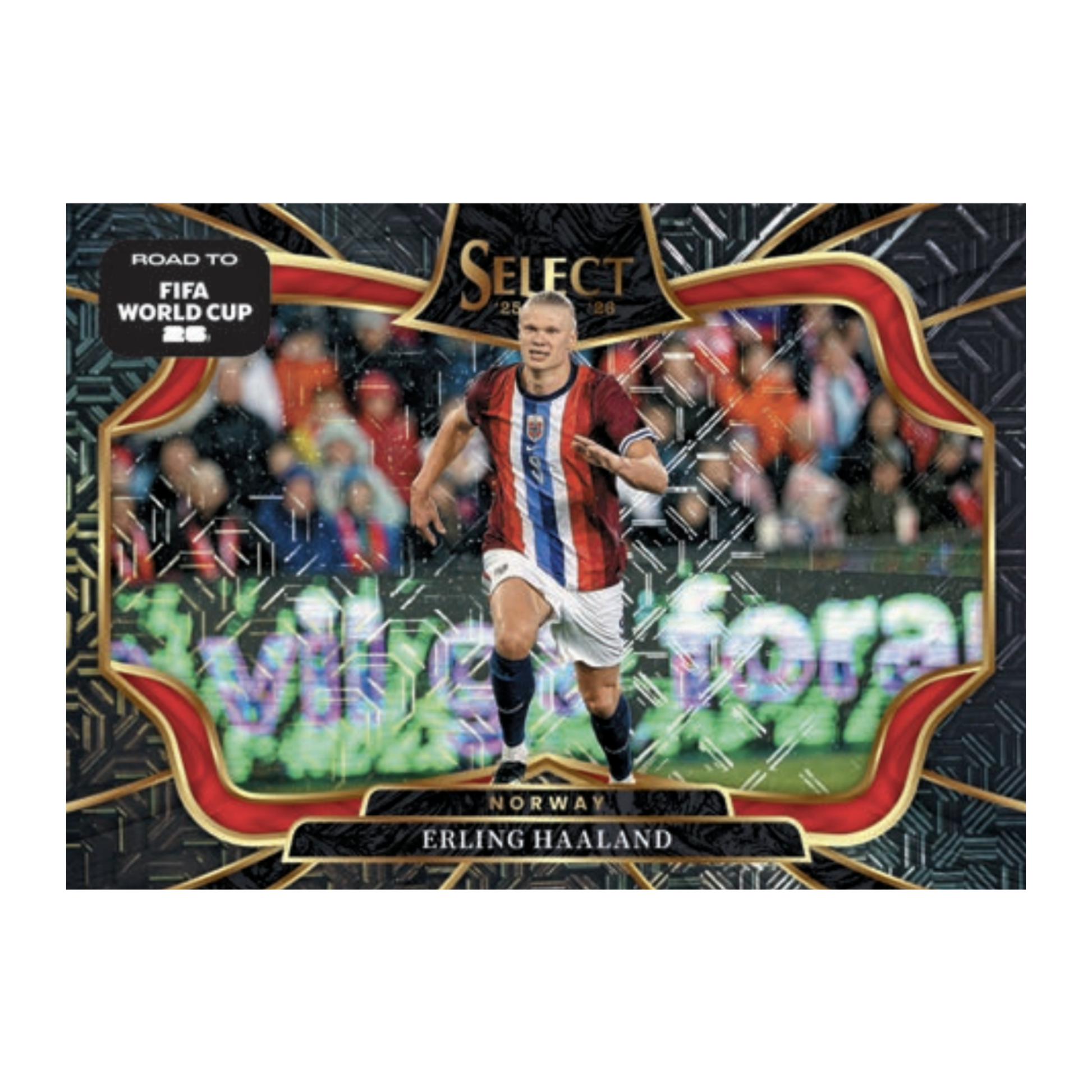 2026 Panini Select Road to World Cup Erling Haaland Mojo