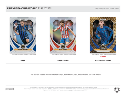 2025 Panini Prizm FIFA Club World Cup Soccer Hobby Box