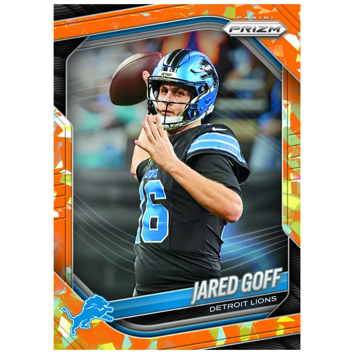2025 Panini Prizm Football Hobby Blaster Orange Ice Jared Goff
