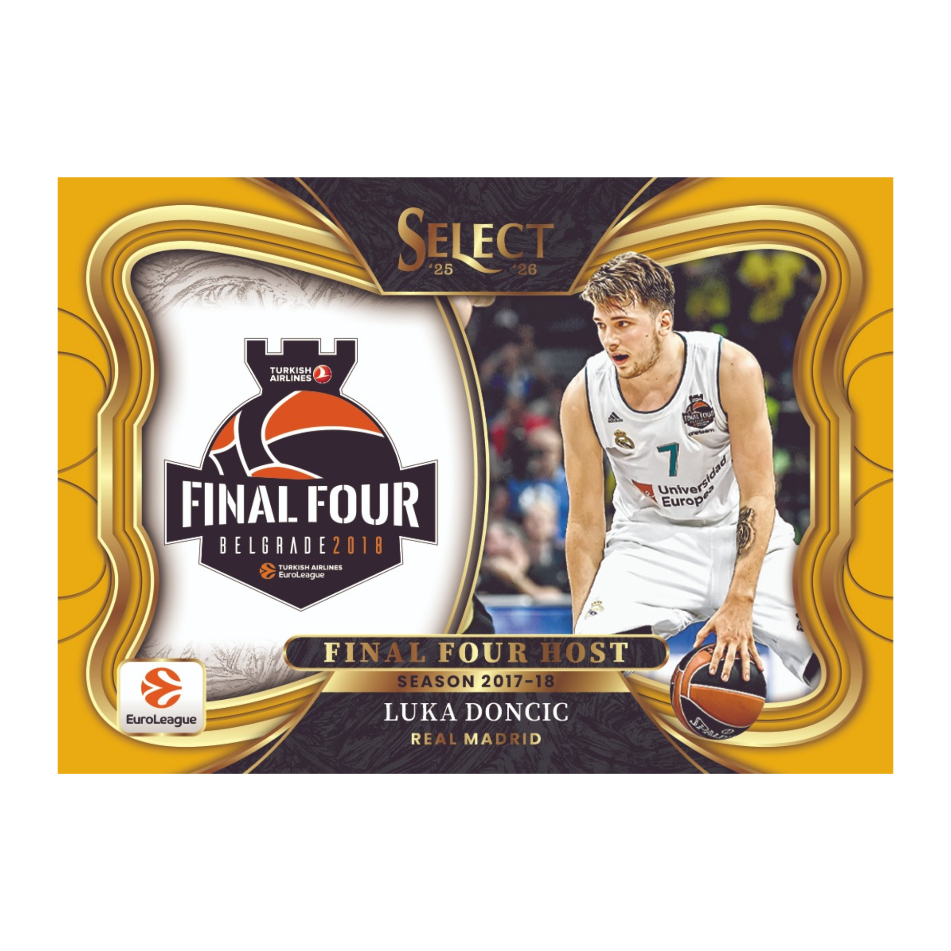 2025-26 Panini Select EuroLeague Basketball Luka Doncic